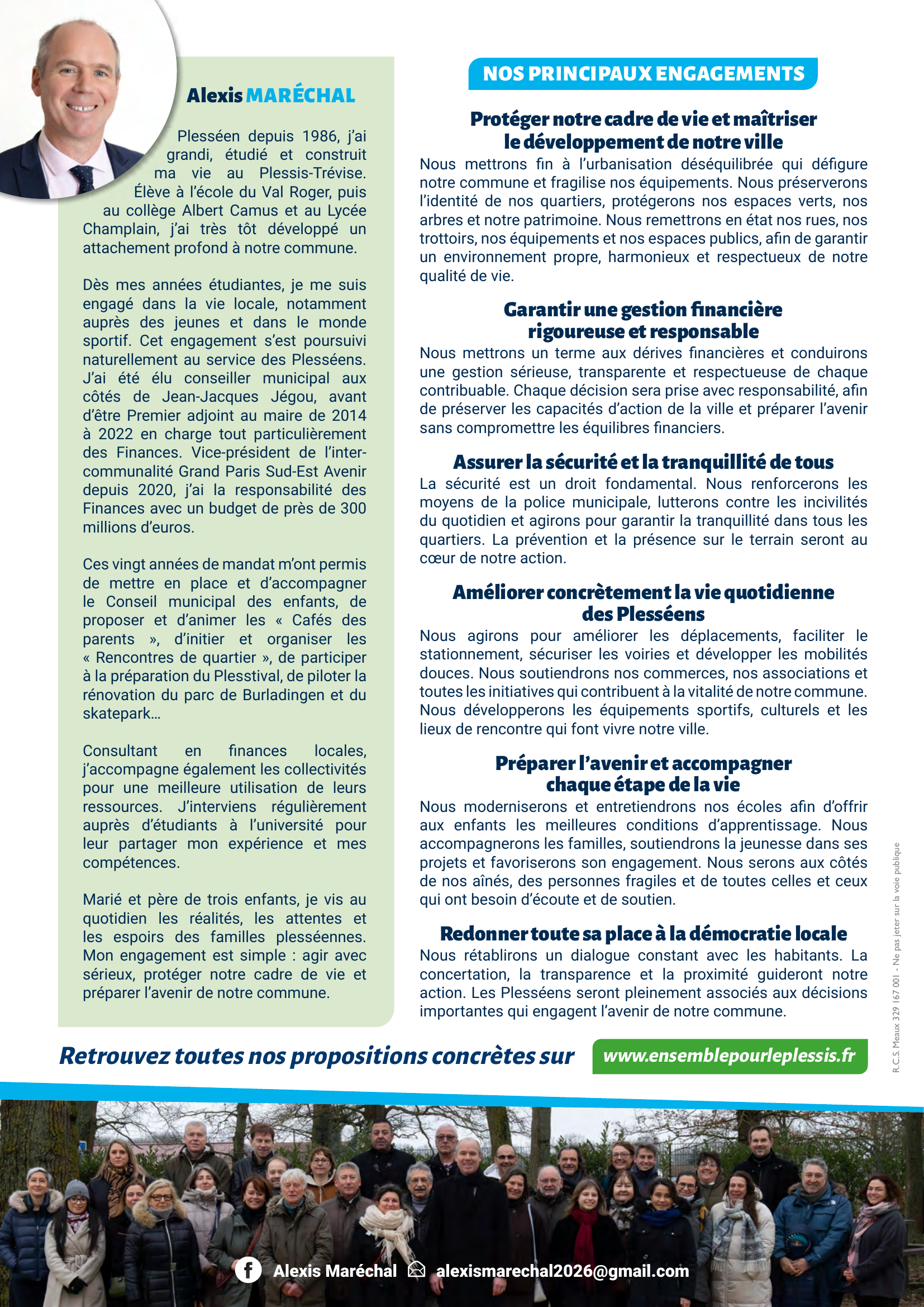 Profession de foi - Alexis Maréchal - page 2